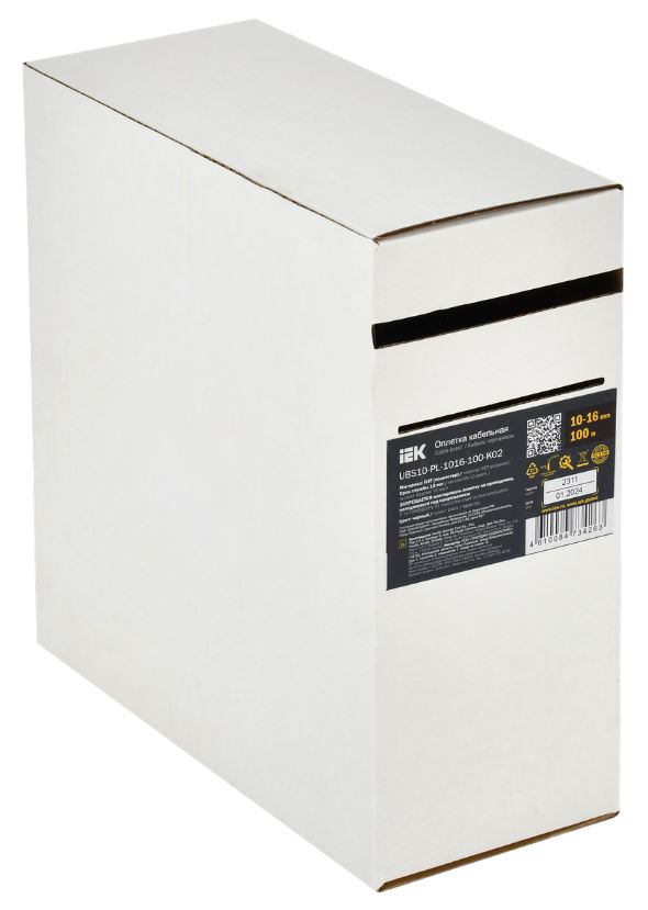 

Оплетка кабельная IEK UBS10-PL-1016-100-K02 10-16мм полиэстер 100м черная, UBS10-PL-1016-100-K02