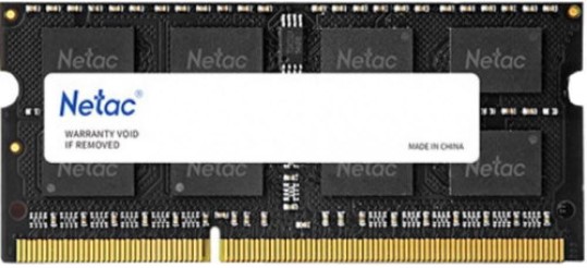 

Модуль памяти SODIMM DDR3 8GB Netac NTBSD3N16SP-08 PC12800, 1600Mhz, C11, NTBSD3N16SP-08