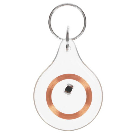 Изображение товара Электронный RFID ключ Rexant 46-0229-1 формат EM-Marin 125 KHz прозрачный брелок