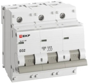 фото Автоматический выключатель EKF mcb47100-3-32D-pro