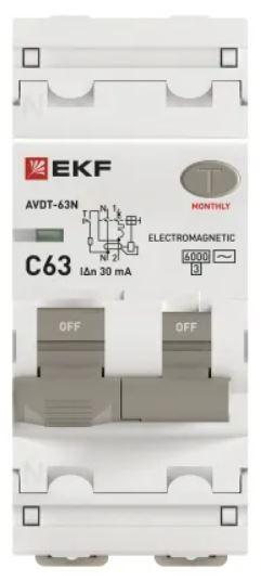 фото Автомат дифференциальный EKF D63N26M63C30 в Уфе