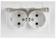 фото Розетка двухместная с заземлением  IEK BR-R26-16-44-K91-F в Воронеже