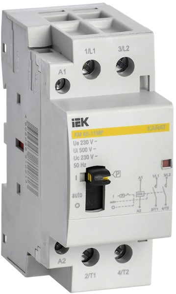 Изображение товара Контактор IEK MKK12-63-11 модульный для автоматизации до 400 В 63 А