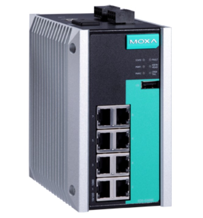 

Коммутатор управляемый MOXA EDS-G508E 8x10/100/1000BaseT(X) ports, EDS-G508E