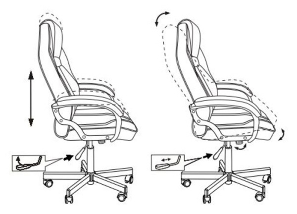 фото Кресло игровое Бюрократ VIKING 6 KNIGHT BL в Екатеринбурге