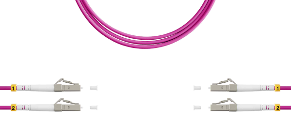 фото Патч-корд волоконно-оптический TELCORD ШОС-2x3.0-2LC/U(dx)-2LC/U(dx)-MM504-5м-LSZH-MG в Уфе