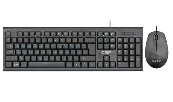 фото Клавиатура и мышь  CBR KB SET 711 carbon в Казани