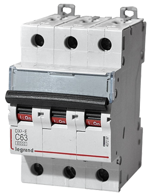 Изображение товара Автоматический выключатель Legrand DX³-E 63 А IP20 для электросетей