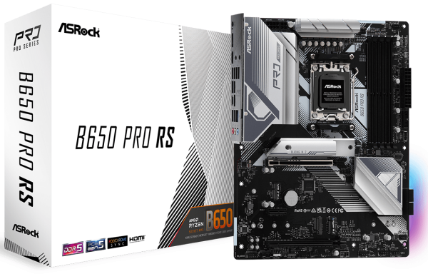 Изображение товара Материнская плата ASRock B650 PRO RS для AMD с сокетом AM5 и чипсетом B650