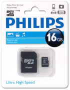 фото Карта памяти MicroSDHC 16GB  Philips FM16MA45B/97