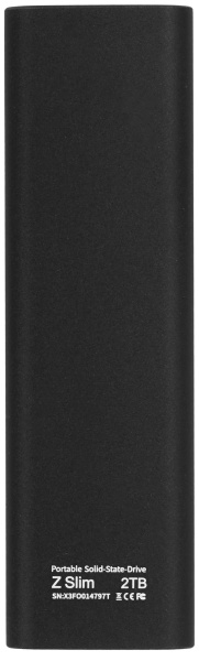 фото Внешний SSD USB 3.2 Gen 2 Type-C Netac NT01ZSLIM-002T-32BK в Екатеринбурге