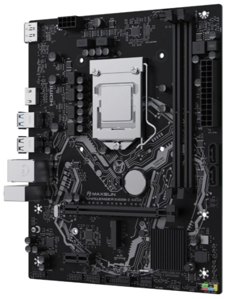 фото Материнская плата MAXSUN MS-Challenger B460M-D ARGB, LGA1200, Intel B460, mATX в Уфе