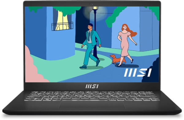 фото Ноутбук  MSI Modern 14 C7M-048US в Омске 14 ", Ryzen 7, 16 Гб RAM, 512 Гб SSD, Radeon Graphics, Черный