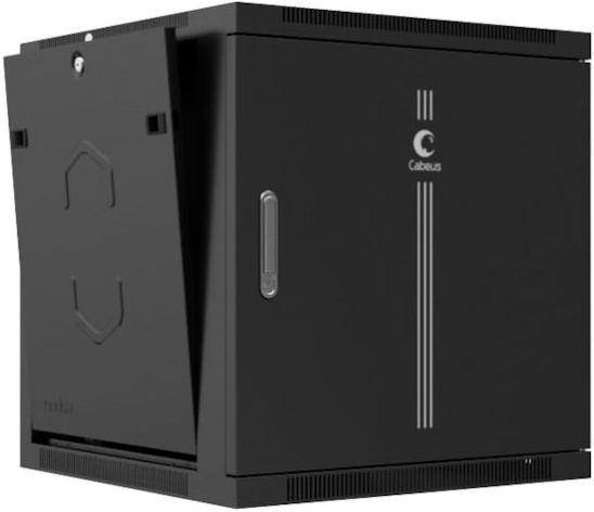 фото Шкаф настенный 19", 12U Cabeus SH-05F-12U60/35m-R-BK в Уфе