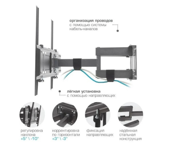 фото Кронштейн настенный Kromax PIXIS-L-2 в Перми