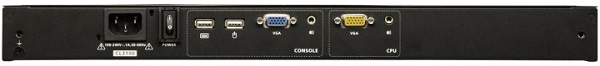 

Консоль KVM Aten CL3100NX-ATA-RG 19", VGA+KBD+MOUSE+SPEAKER USB, с KVM-шнуром USB 1.8м, LCD экран 18.5", лат./рус. клав., CL3100NX-ATA-RG