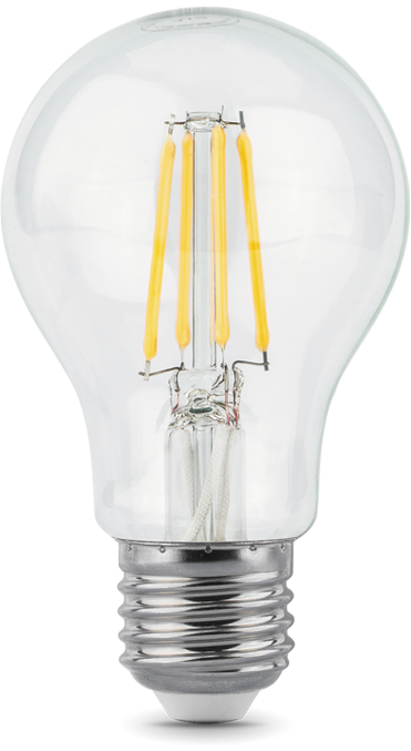 

Лампа светодиодная Gauss 102802210 LED Filament A60 E27 10W 970lm 4100К, 102802210