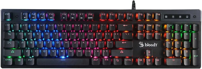 

Клавиатура A4Tech Bloody B500N серый USB for gamer LED 1181122, Bloody B500N