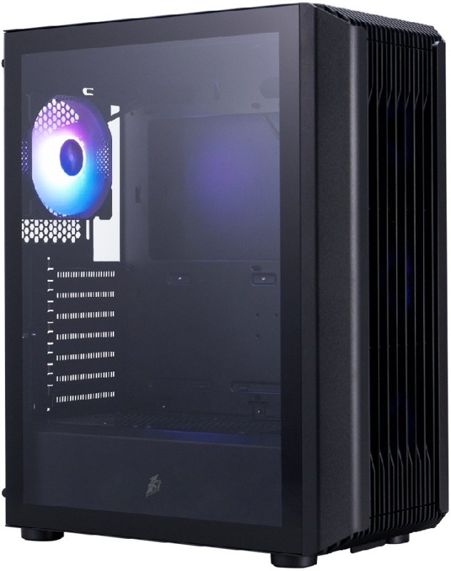 

Корпус ATX 1STPLAYER BULLET HUNTER H6 ARGB Black H6-BK-4F7, BULLET HUNTER H6 ARGB Black
