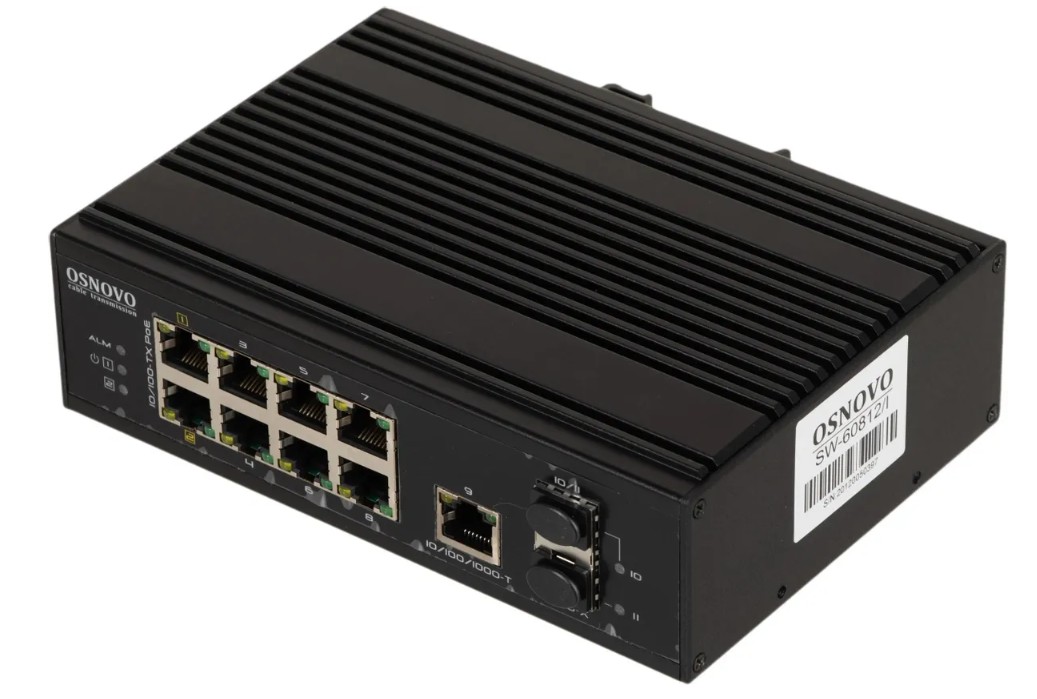 

Коммутатор OSNOVO OS-44TB1(SW-60812/I) уличный с термостабилизацией и резервным питанием на базе уличной станции OS-44TB1, OS-44TB1(SW-60812/I)