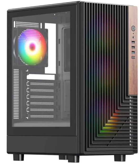 

Корпус ATX ACD Citadel 101 AH-TC1GA-000 без БП, боковая панель из закалённого стекла, 2*USB 3.2, USB 2.0, Citadel 101