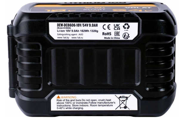 фото Батарея  VOLAT VT-DCB606-18.0V/54.0V 9.0 в Санкт-Петербургe