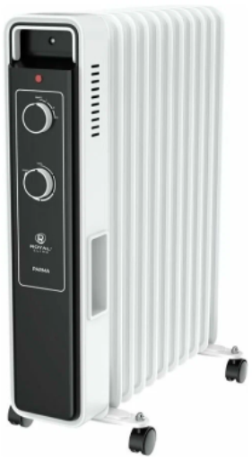 

Масляный обогреватель Royal Clima ROR-PR11-2500M Parma, 2500Вт, 11 секций, ROR-PR11-2500M