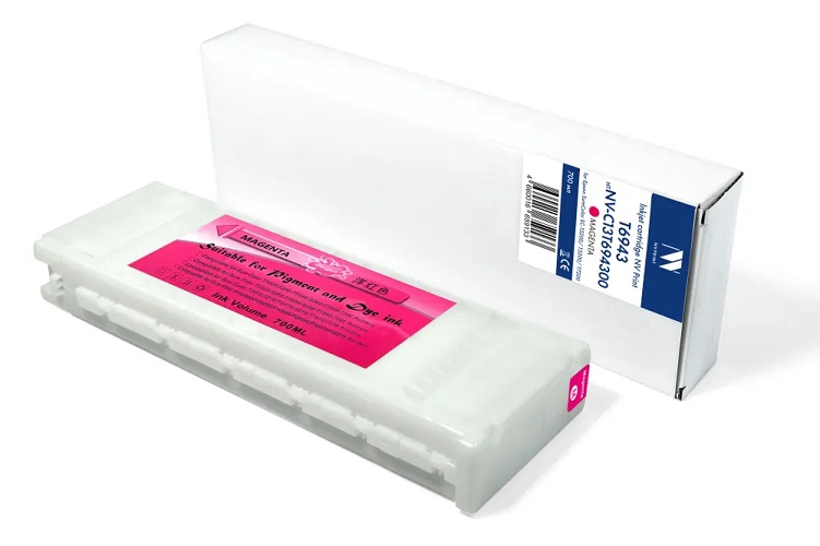 

Картридж струйный NVP NV-C13T694300 T6943 Magenta для Epson SureColor SC-T5200/T3200/T7200 (700 мл), NV-C13T694300