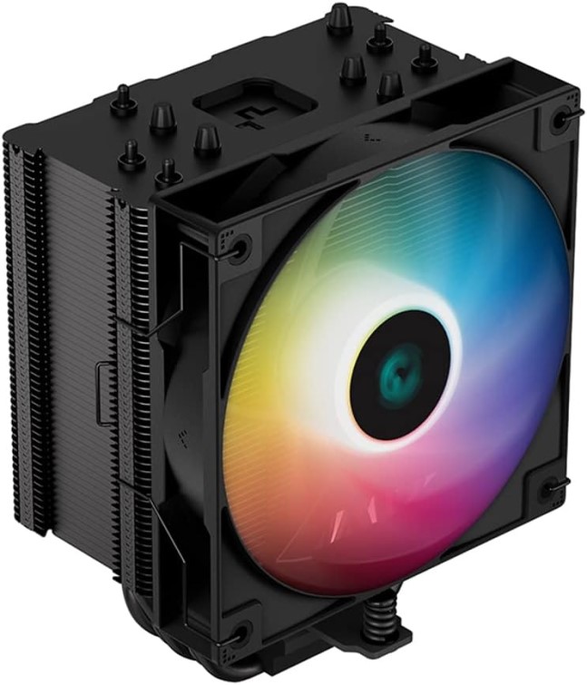 

Кулер Deepcool AG500 BK ARGB LGA1700/1200/115x/AM5/AM4 (120mm fan, 300-1850rpm, 67.88CFM, 29.4dBA, 4-pin PWM) RET, AG500 BK ARGB