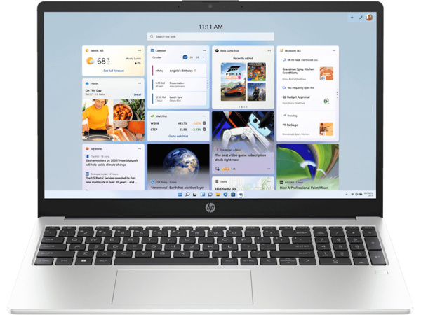 фото Ноутбук  HP 250 G10 в Омске 15.6 ", Core i3, 8 Гб RAM, 512 Гб SSD, UHD Graphics, Серебристый