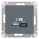 фото Розетка USB  Systeme Electric ATN000739 в Волгограде