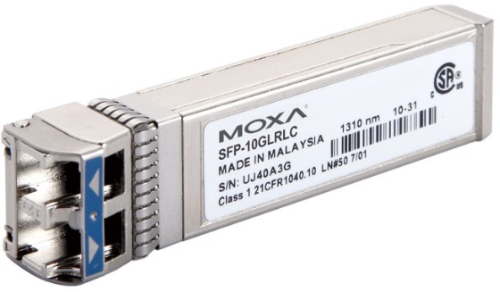 

Модуль SFP+ MOXA SFP-10GSRLC-T 10GBase-SR port for 33m/82m/300m/400m transmission, LC connector, SFP-10GSRLC-T