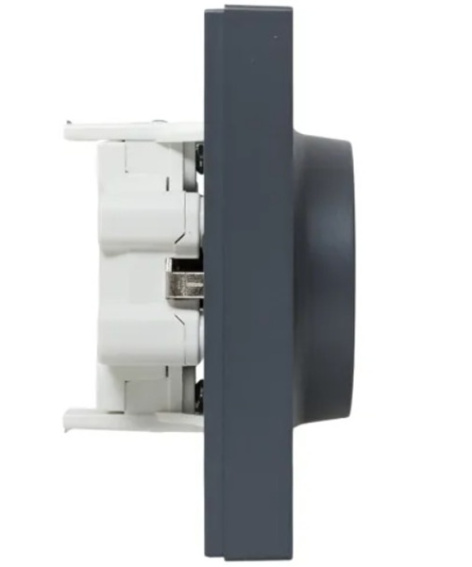 фото Розетка двухместная с заземлением в сборе EKF UP1-SOG-210