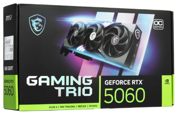 фото Видеокарта MSI GeForce RTX 5060 GAMING TRIO (RTX 5060 8G GAMING TRIO) в Челябинске