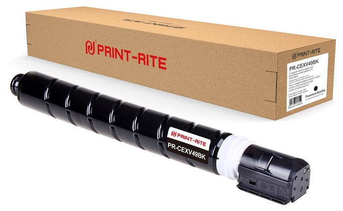 

Картридж Print-Rite PR-CEXV49BK BLACK C-EXV49BK Black черный (36000стр.) для Canon IR C3320/C3320i/C3325i/C3330i/C3500/C3520i MFP/C3525i MFP/C3530i MF, PR-CEXV49BK BLACK