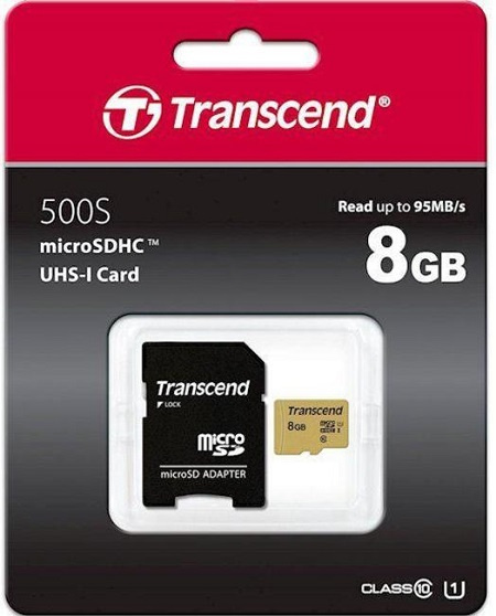 фото Карта памяти MicroSDHC 8Gb Transcend TS8GUSD500S в Красноярске