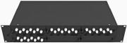 фото Кросс оптический стоечный TopLAN КРС-Top-2U-32FC/U-OM2-BK