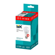 фото Лампа IEK LLE-A60-12-24-48-40-E27