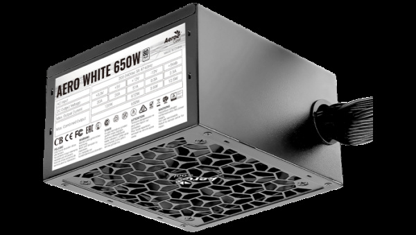 фото Блок питания ATX AeroCool AERO WHITE 650W
