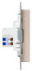 фото Розетка компьютерная  EKF UP1-SOI-RJ45-5