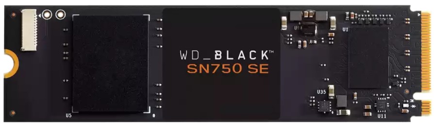 

Накопитель SSD M.2 2280 Western Digital WDS250G1B0E WD BLACK SN750 SE NVMe 250GB PCIe Gen4 3200/1000MB/s IOPS 190/240K, WDS250G1B0E