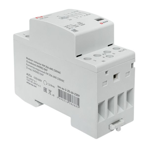 фото Контактор модульный EKF km-av-2-25-40-230V в Екатеринбурге