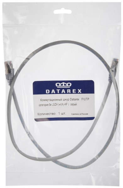 фото Кабель патч-корд F/UTP 5e кат. 10м Datarex DR-191020 в Екатеринбурге
