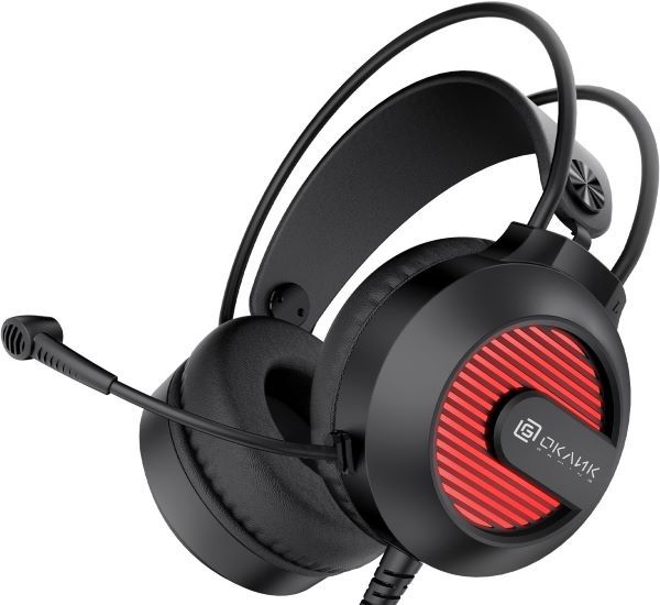 

Гарнитура Oklick HS-L300G black черная 2.2м мониторная USB оголовье (1796949), HS-L300G