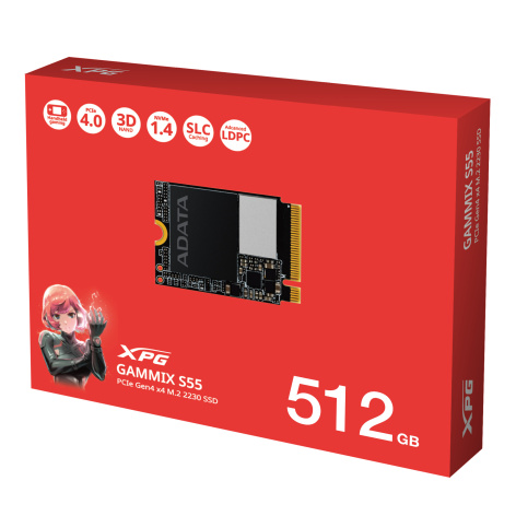 фото Накопитель SSD M.2 2230 ADATA XPG GAMMIX S55 в Уфе 512 ГБ
