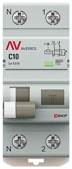 фото Автомат дифференциальный EKF rcbo6-1pn-10C-10-ac-av в Омске