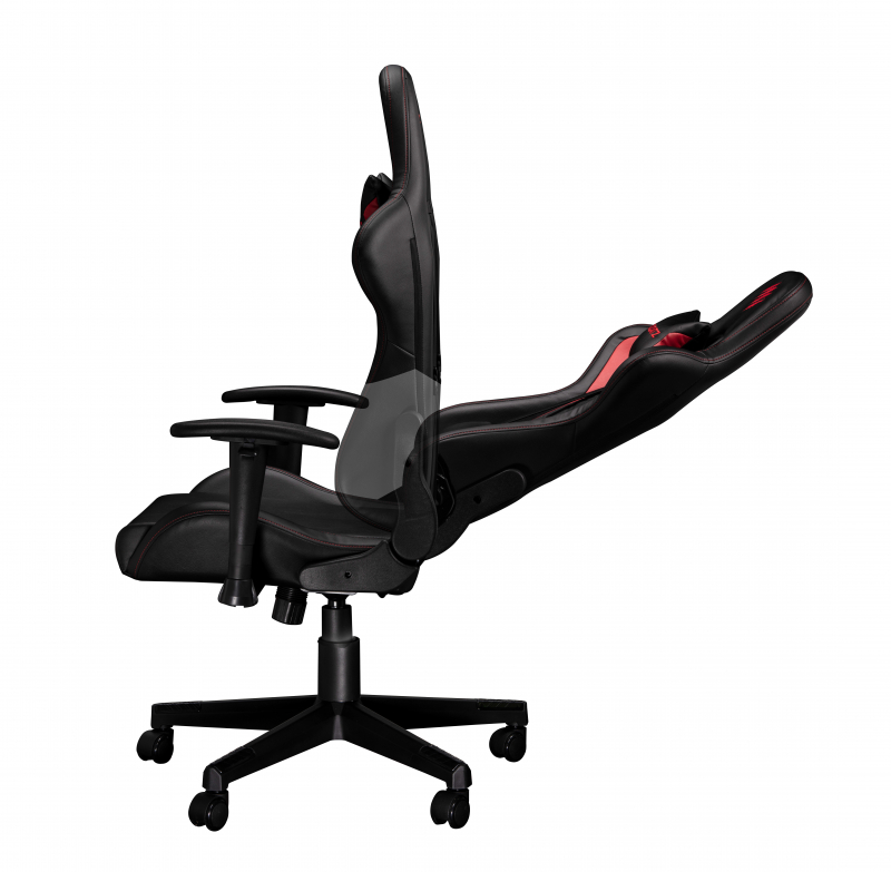 

Кресло Mad Catz CGPUBAINBL000-0 игровое, чёрно-красное, ПХВ-кожа, 2D подлокотники, газпатрон 4 класс, CGPUBAINBL000-0
