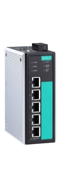 

Коммутатор MOXA EDS-405A-PTP-T Managed Ethernet switch with 5 10/100BaseT(X) ports, hardware-based IEEE 1588 PTPv2 protocol support, EDS-405A-PTP-T