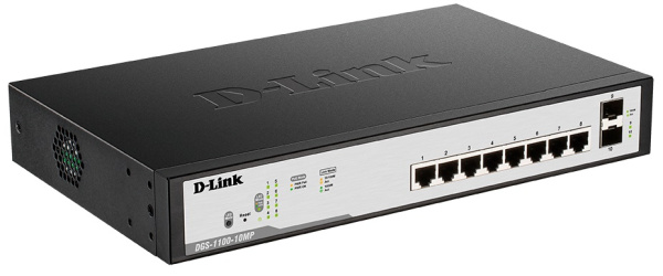 фото Коммутатор PoE D-link DGS-1100-10MP/C1A