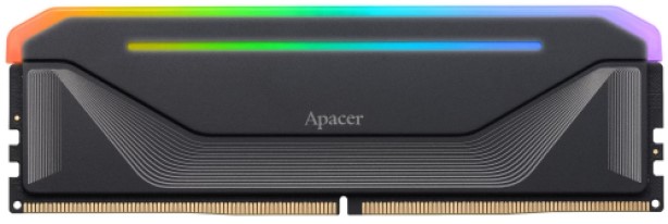 

Модуль памяти DDR5 16GB Apacer NOX AH5U16G60C622NBAA-1 RGB Black PC5-48000 6000MHz CL38 1.35V, XMP, EXPO, heatsink RET, NOX